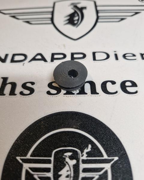 Zündapp Lampenmaske Gummi Stopfen mit Loch 432-​12.120 TPU GRAU MATT